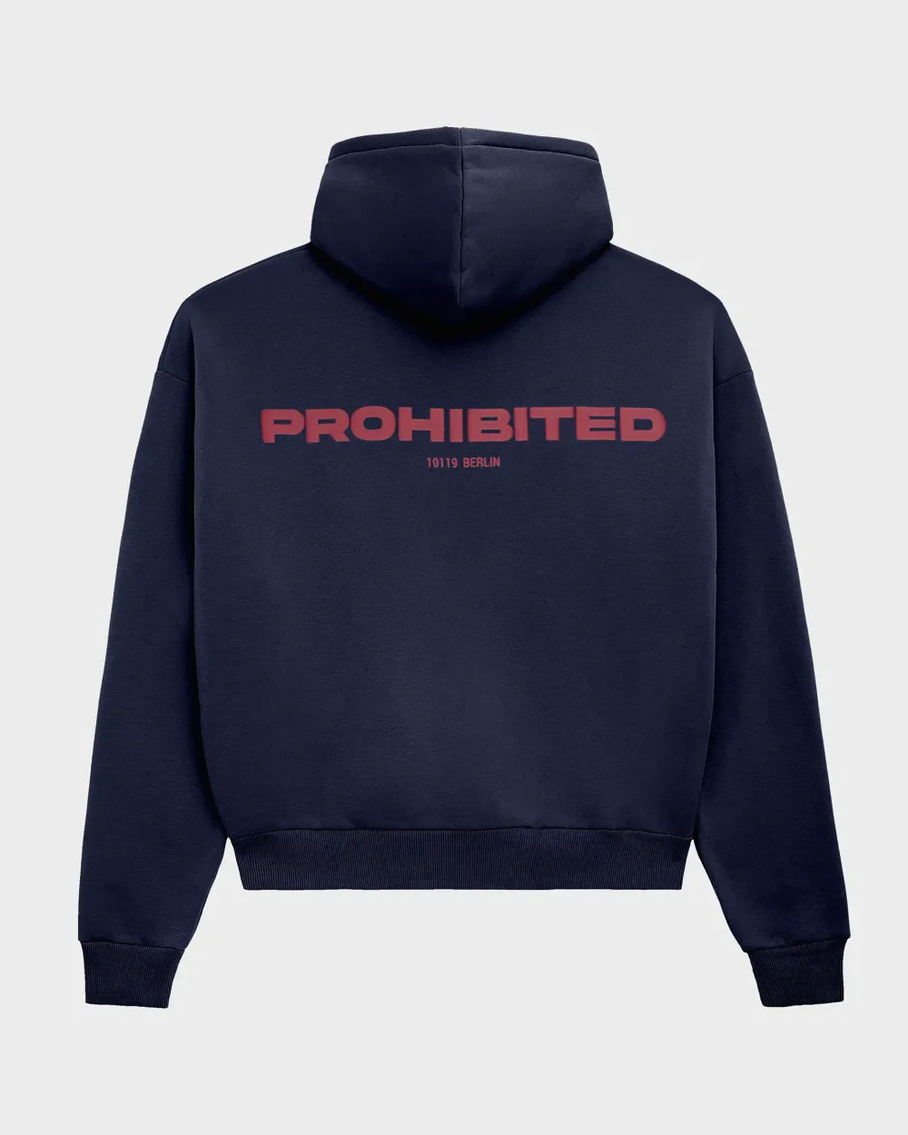 10119 Hoodie Deep Blue PROHIBITED