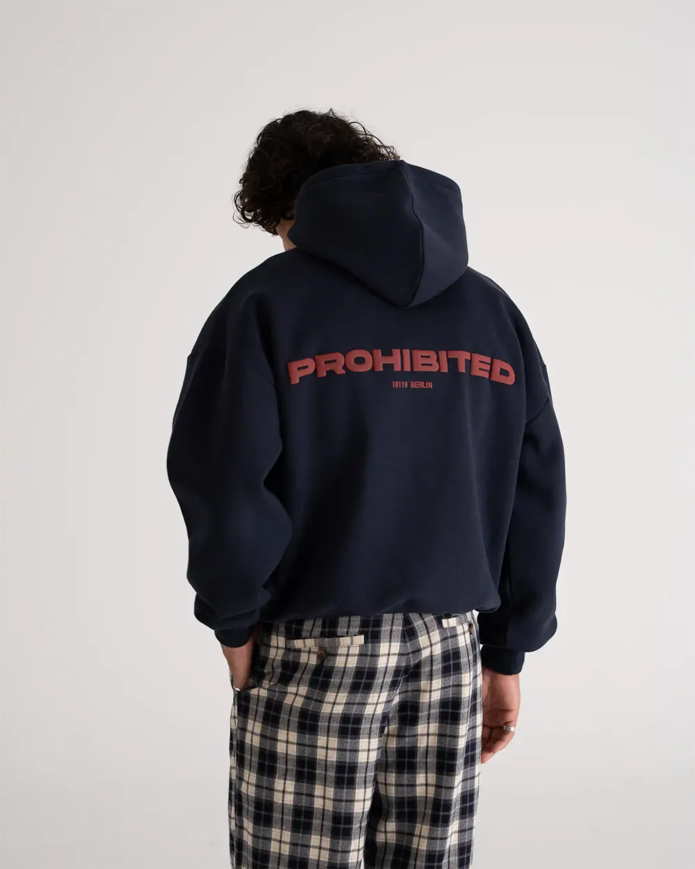10119 Hoodie Deep Blue PROHIBITED