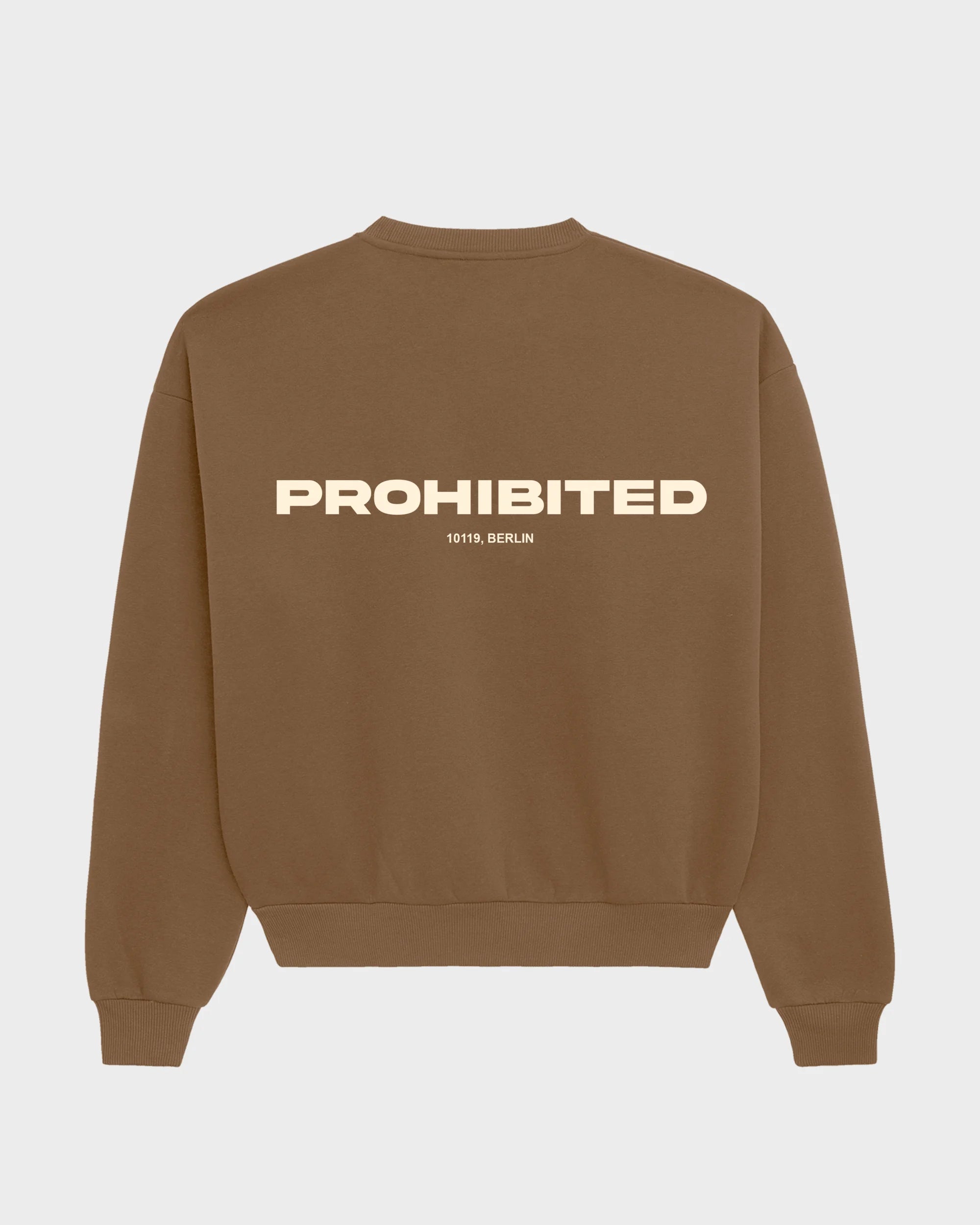 10119 Crew Neck Mokka PROHIBITED