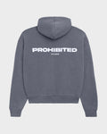 10119 Hoodie Grey (Stone Washed) PROHIBITED