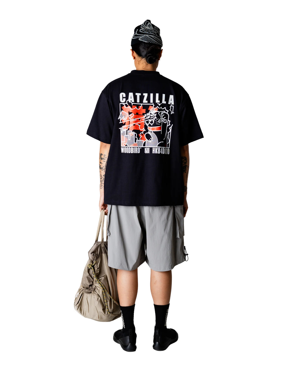 WBBaine Zilla Tee Black WOODBIRD