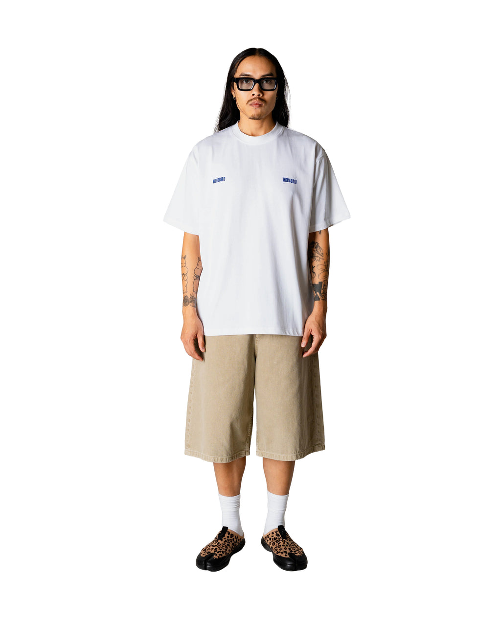 WBBaine Zilla Tee White WOODBIRD
