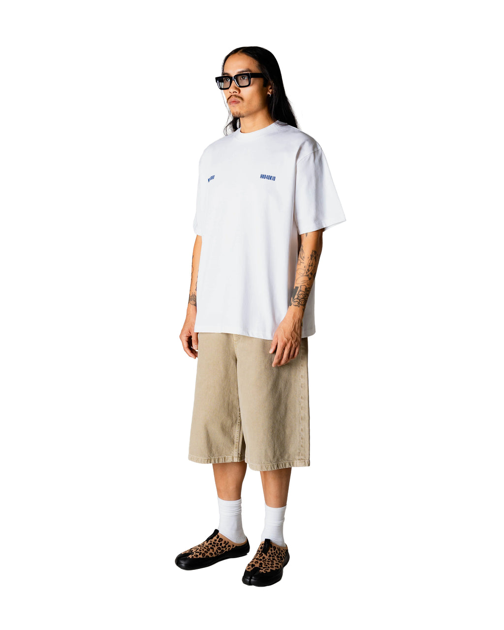 WBBaine Zilla Tee White WOODBIRD