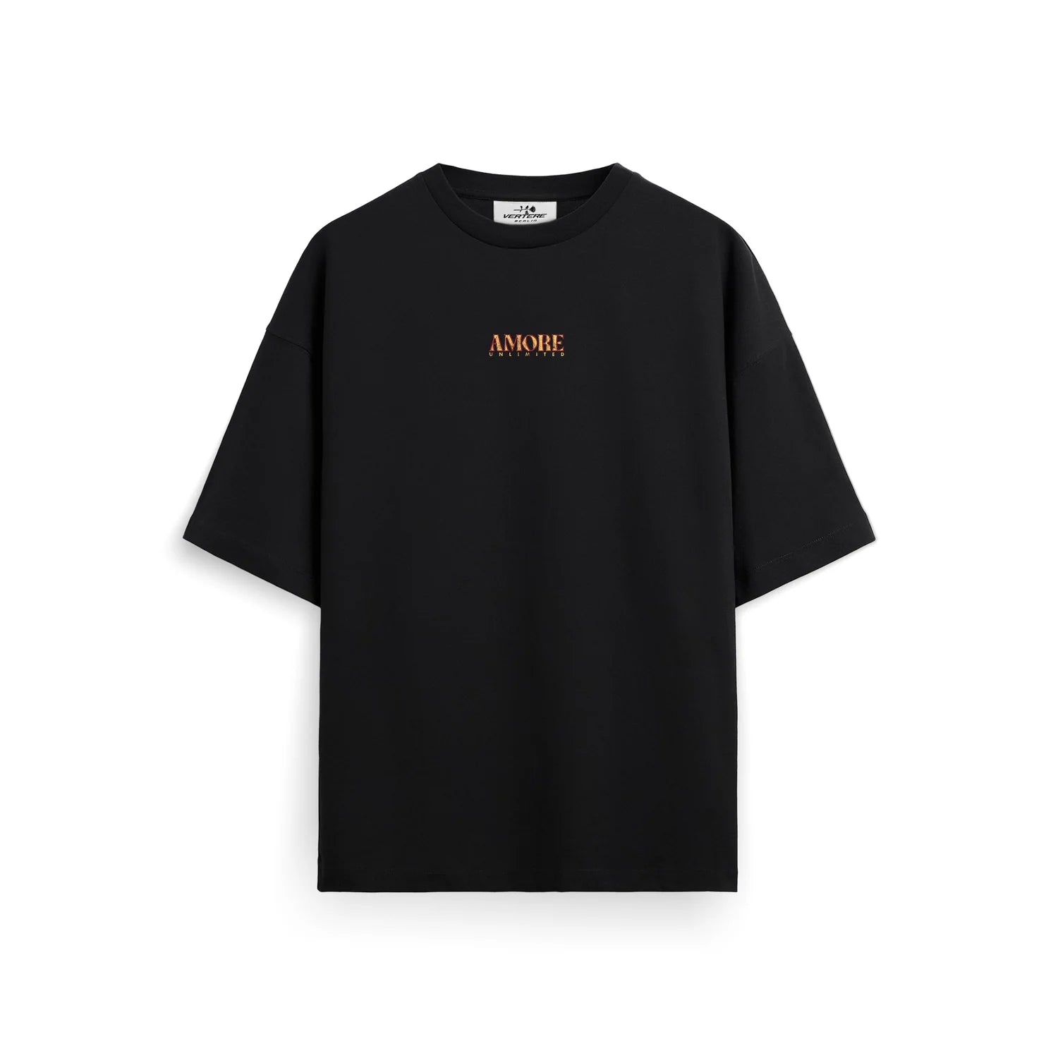 AMORE UNLTD. T-SHIRT - BLACK VERTERE BERLIN