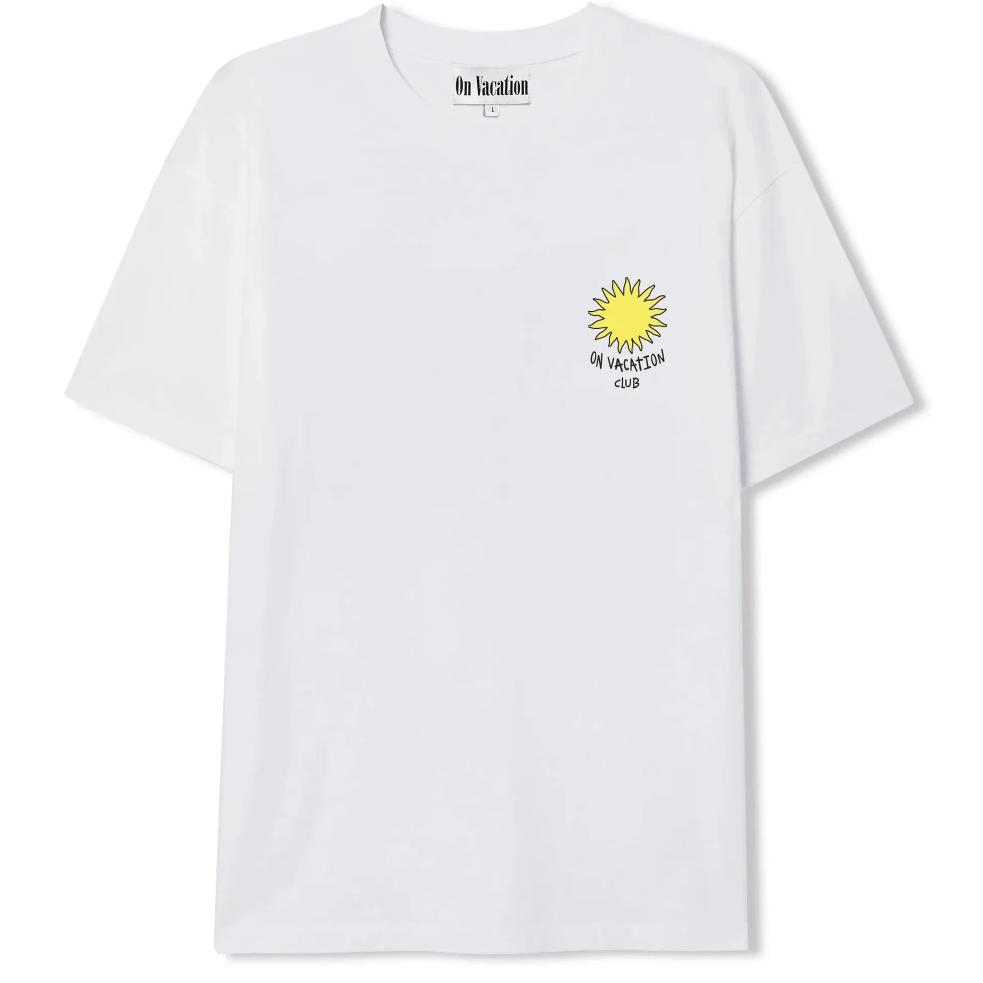 ANOTHER DAY IN PARADISE T-SHIRT - WHITE ON VACATION