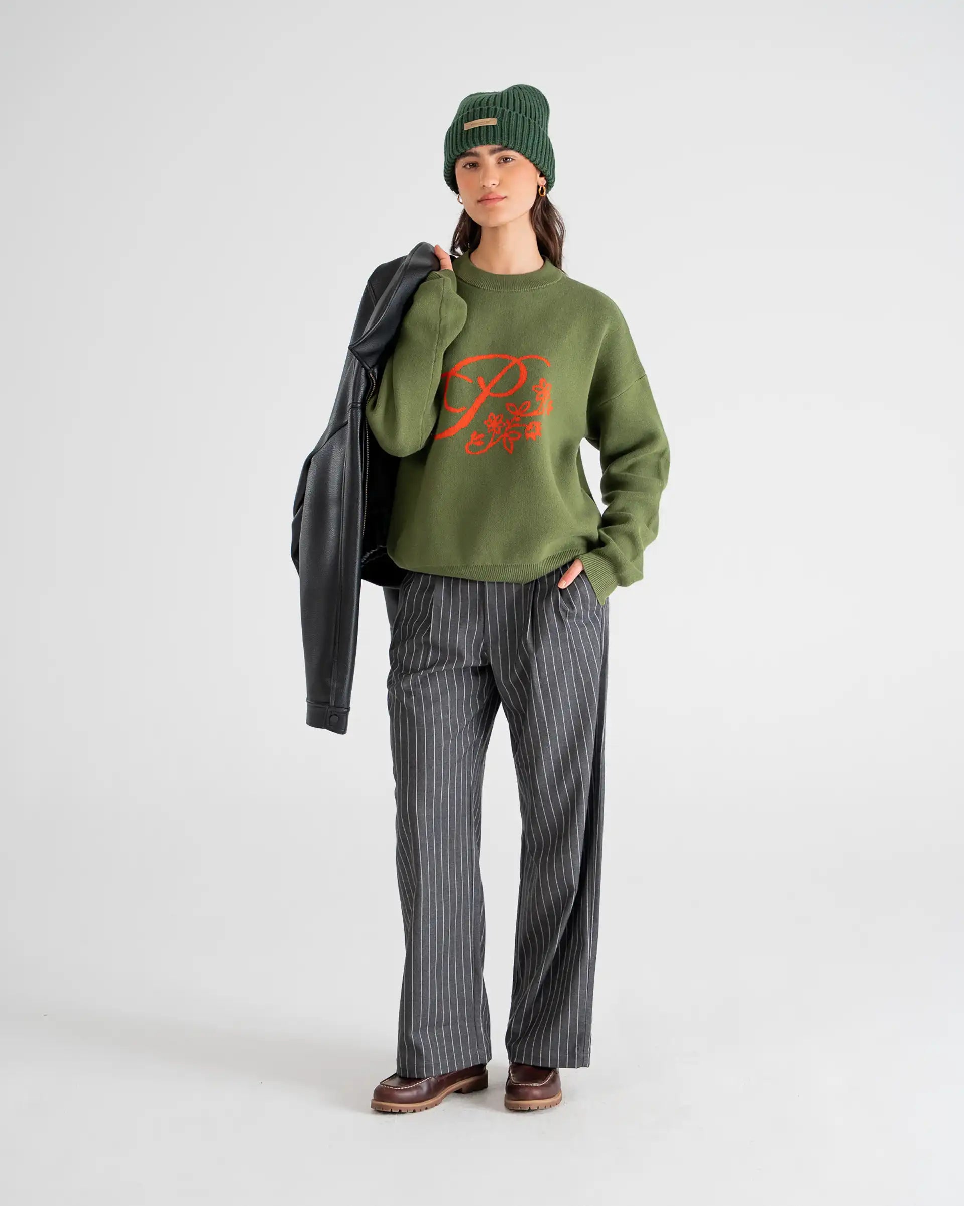 Bloom Knit Sweater Light Green PROHIBITED
