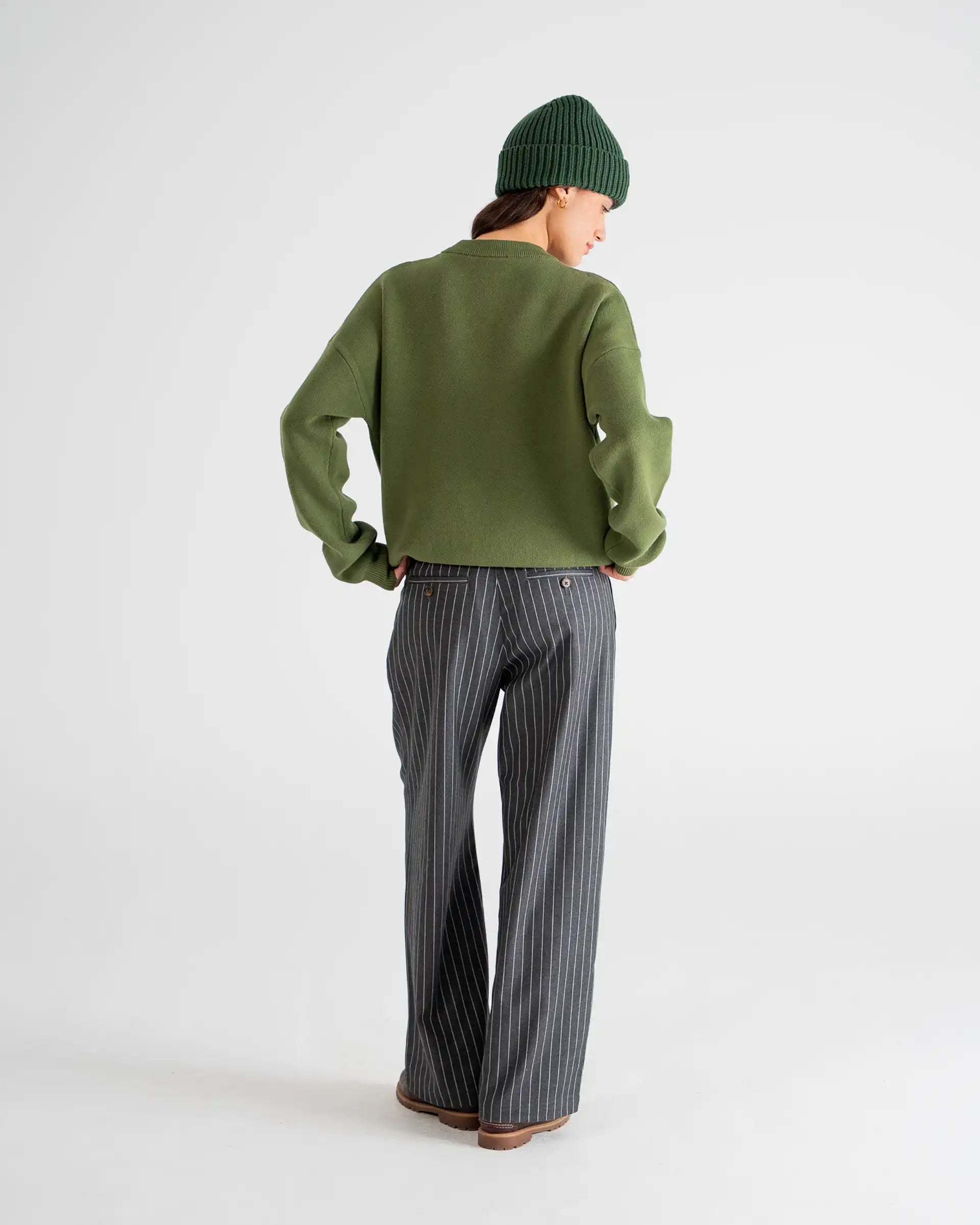 Bloom Knit Sweater Light Green PROHIBITED