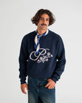 Bloom Knit Sweater Navy PROHIBITED