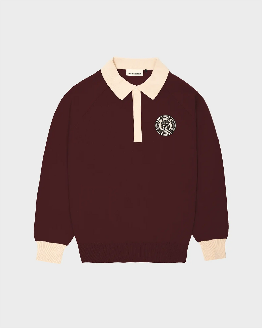 Cup Knitted Jersey Bordeaux PROHIBITED
