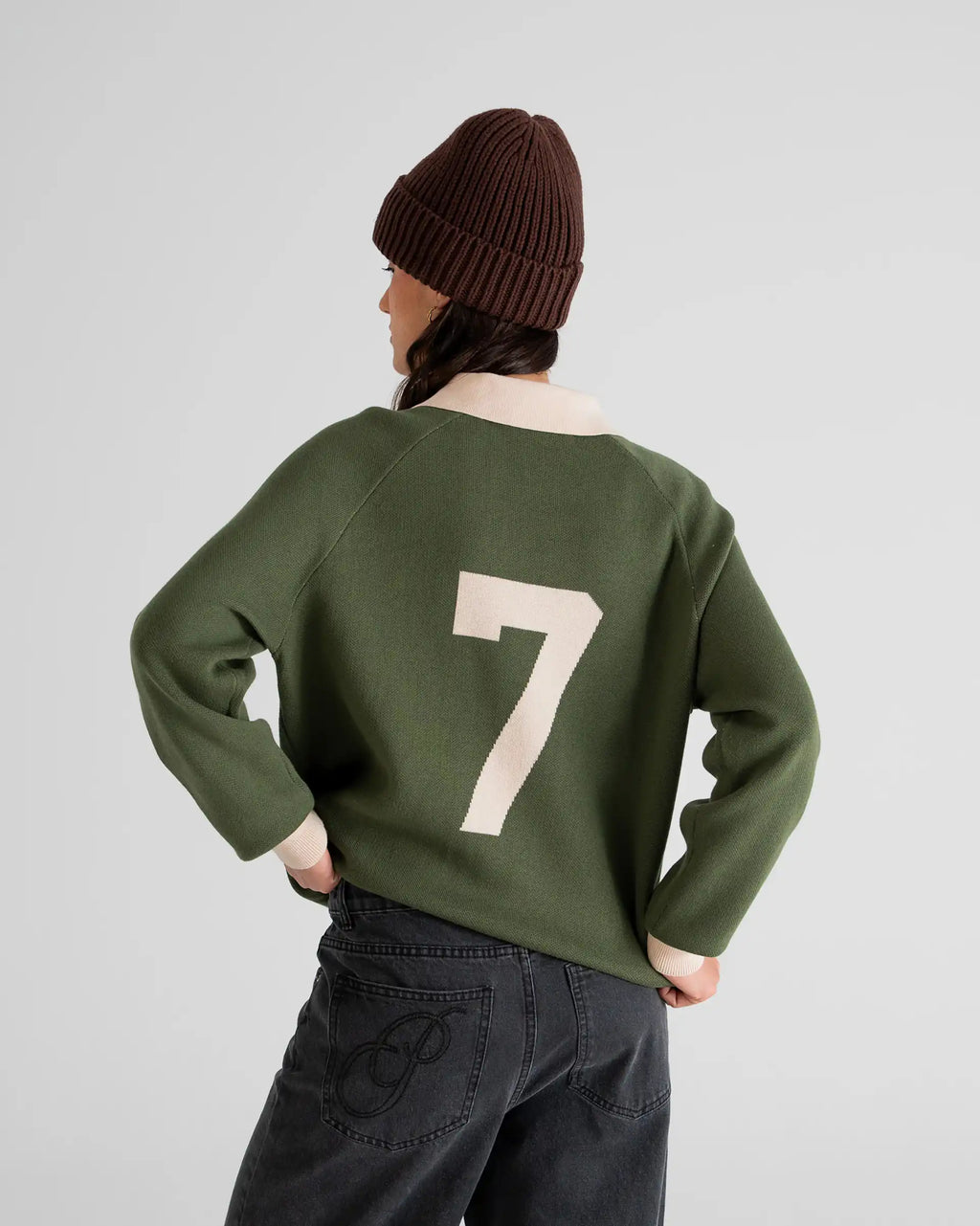 Cup Knitted Jersey Green PROHIBITED