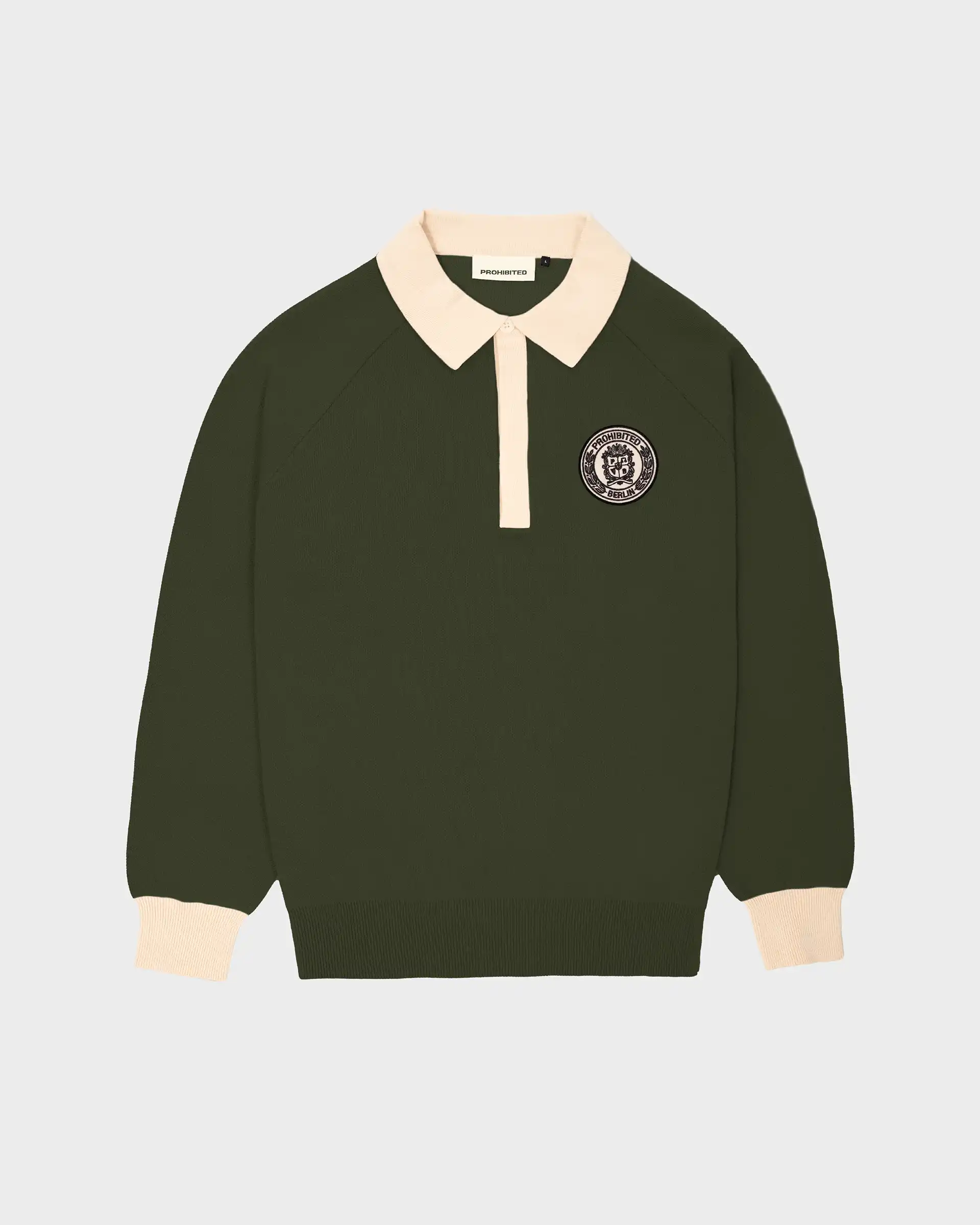 Cup Knitted Jersey Green PROHIBITED