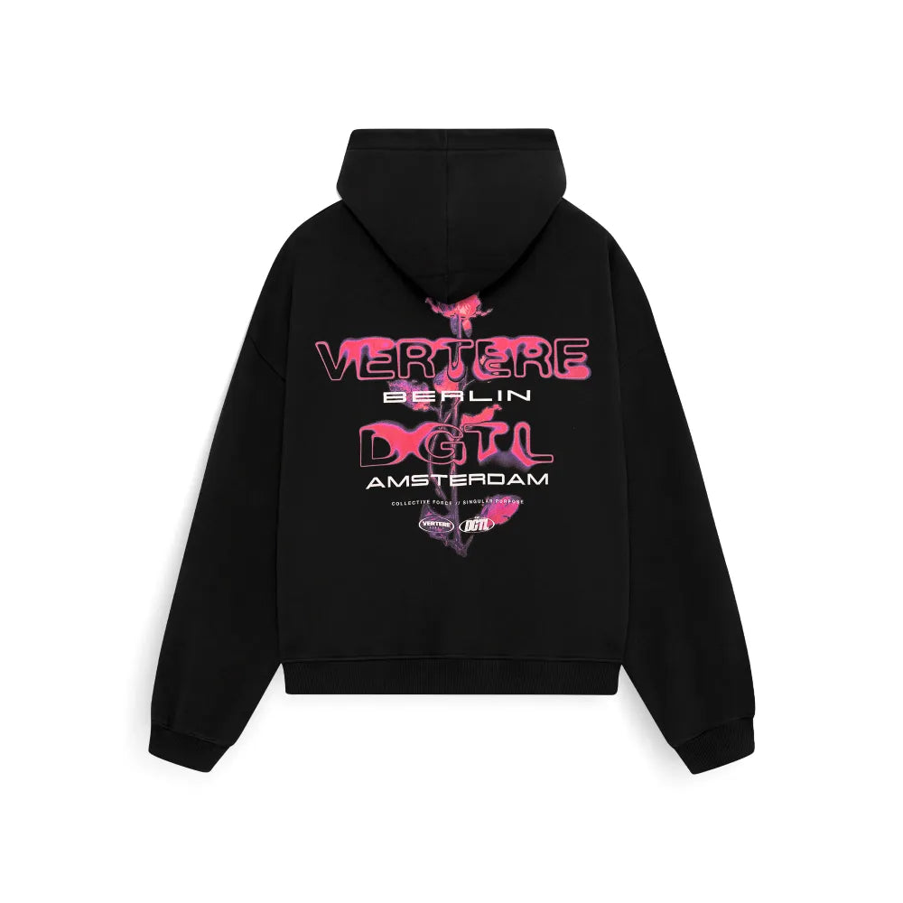 DGTL x VERTERE 2025 HOODIE - BLACK