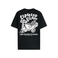 ESPRESSO ESCAPE T-SHIRT - BLACK ON VACATION