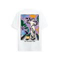 GODDESS T-SHIRT - WHITE ON VACATION