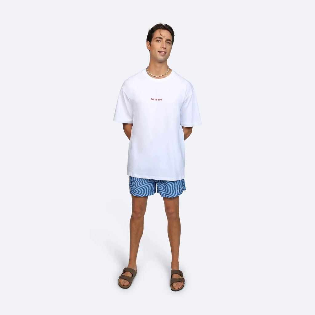 DOLCE VITA T-SHIRT - WHITE ON VACATION