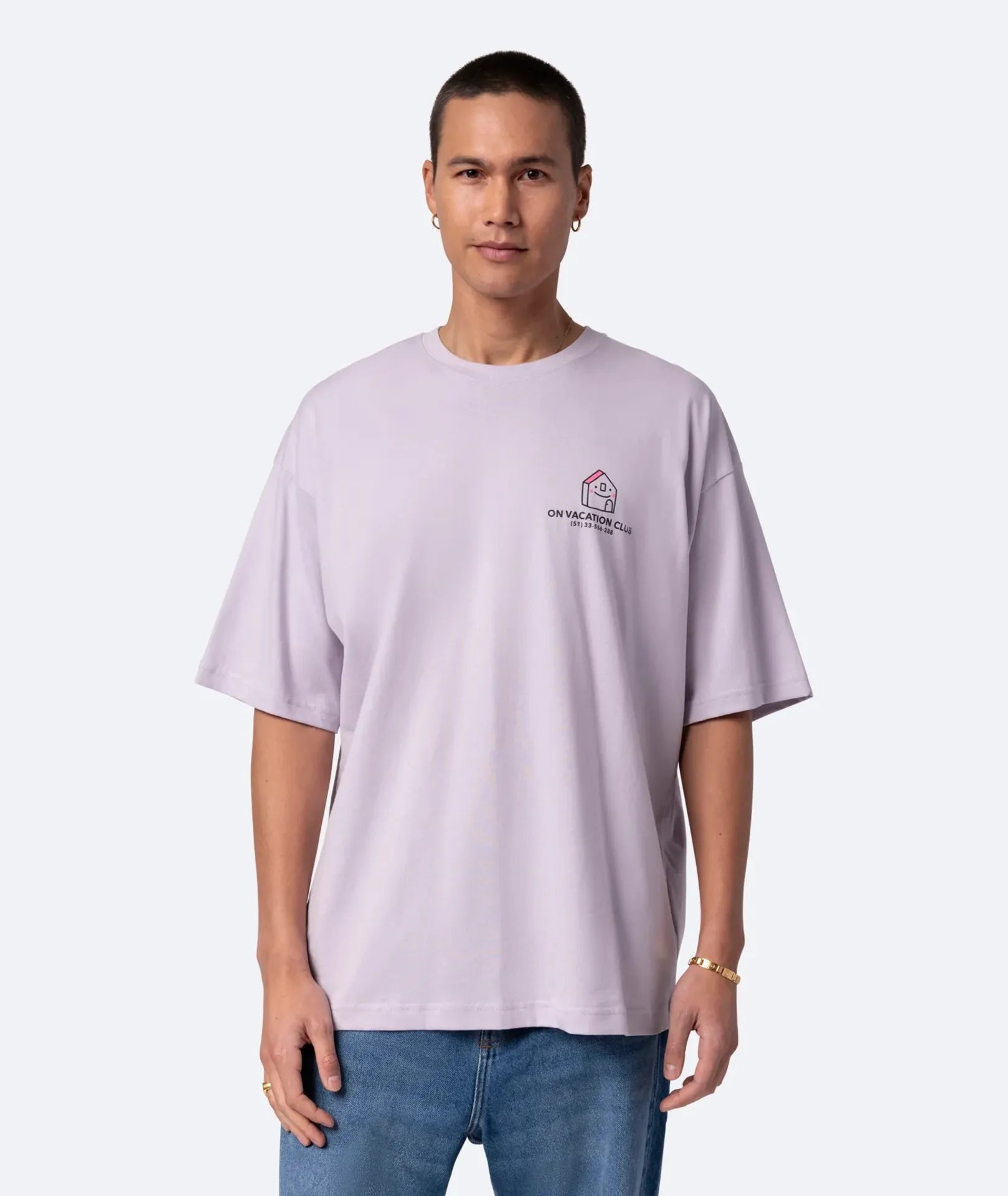MI CASA T-SHIRT - LIGHT PURPLE ON VACATION