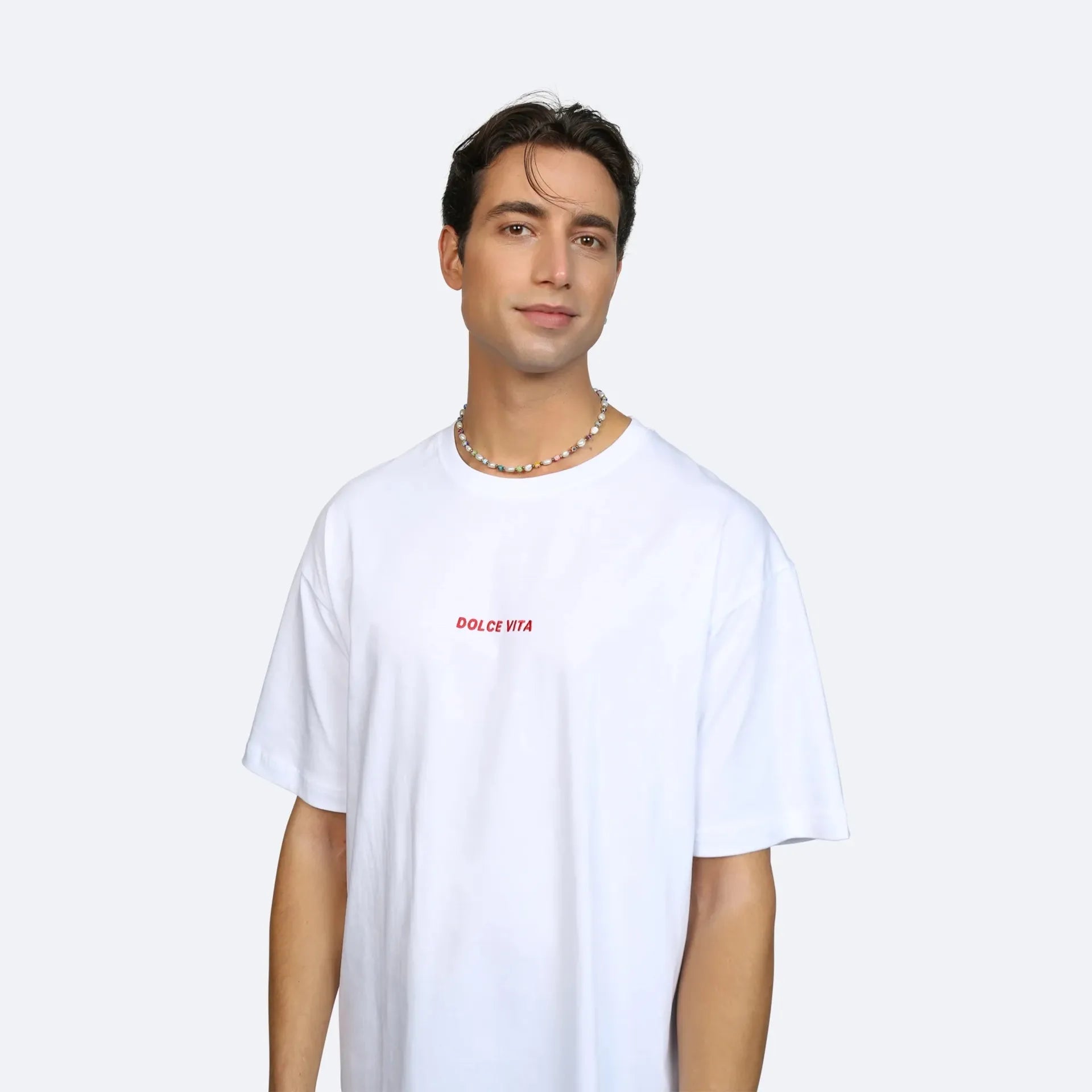 DOLCE VITA T-SHIRT - WHITE ON VACATION