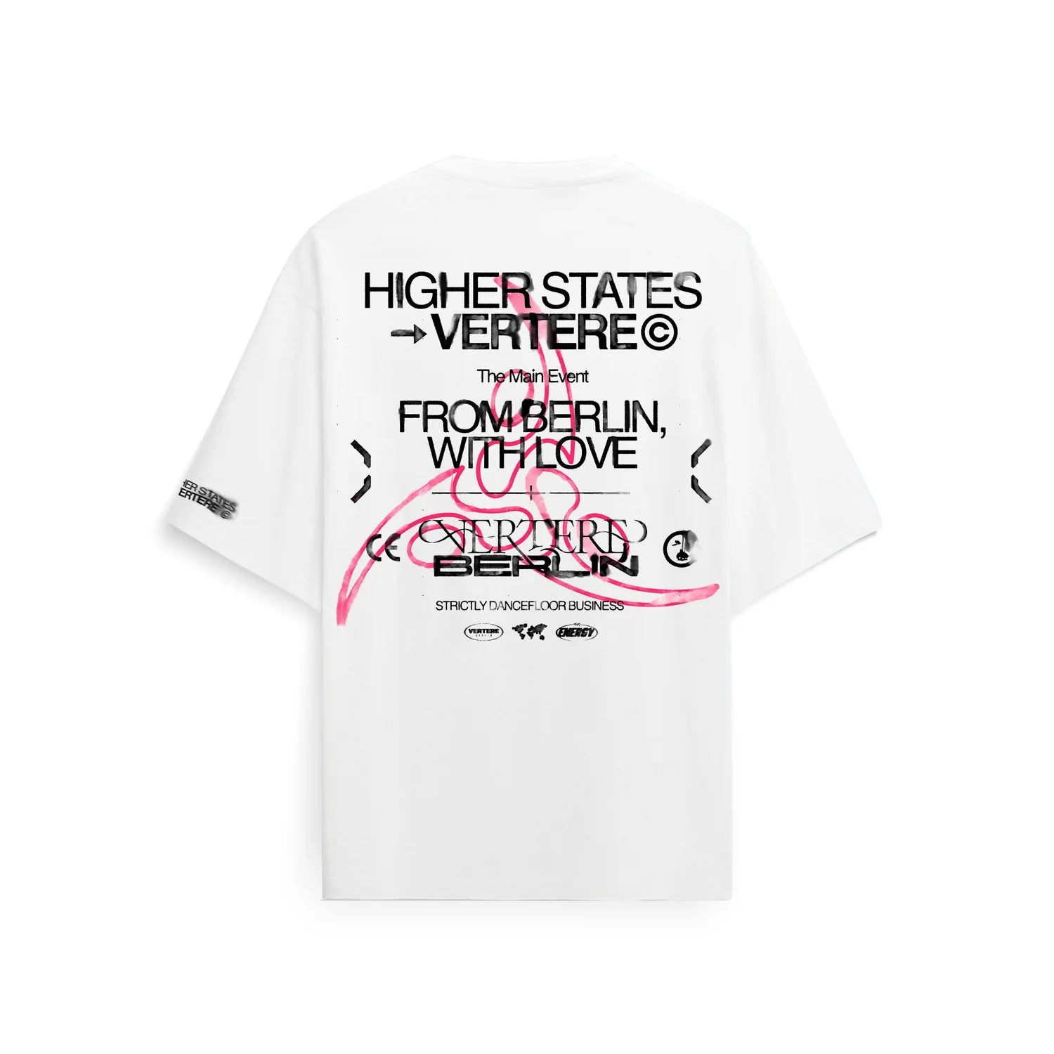 HIGHER STATES T-SHIRT - WHITE VERTERE BERLIN
