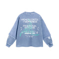 HIGHER STATES TWO SLEEVE SWEATER - WASHED GREY VERTERE BERLIN