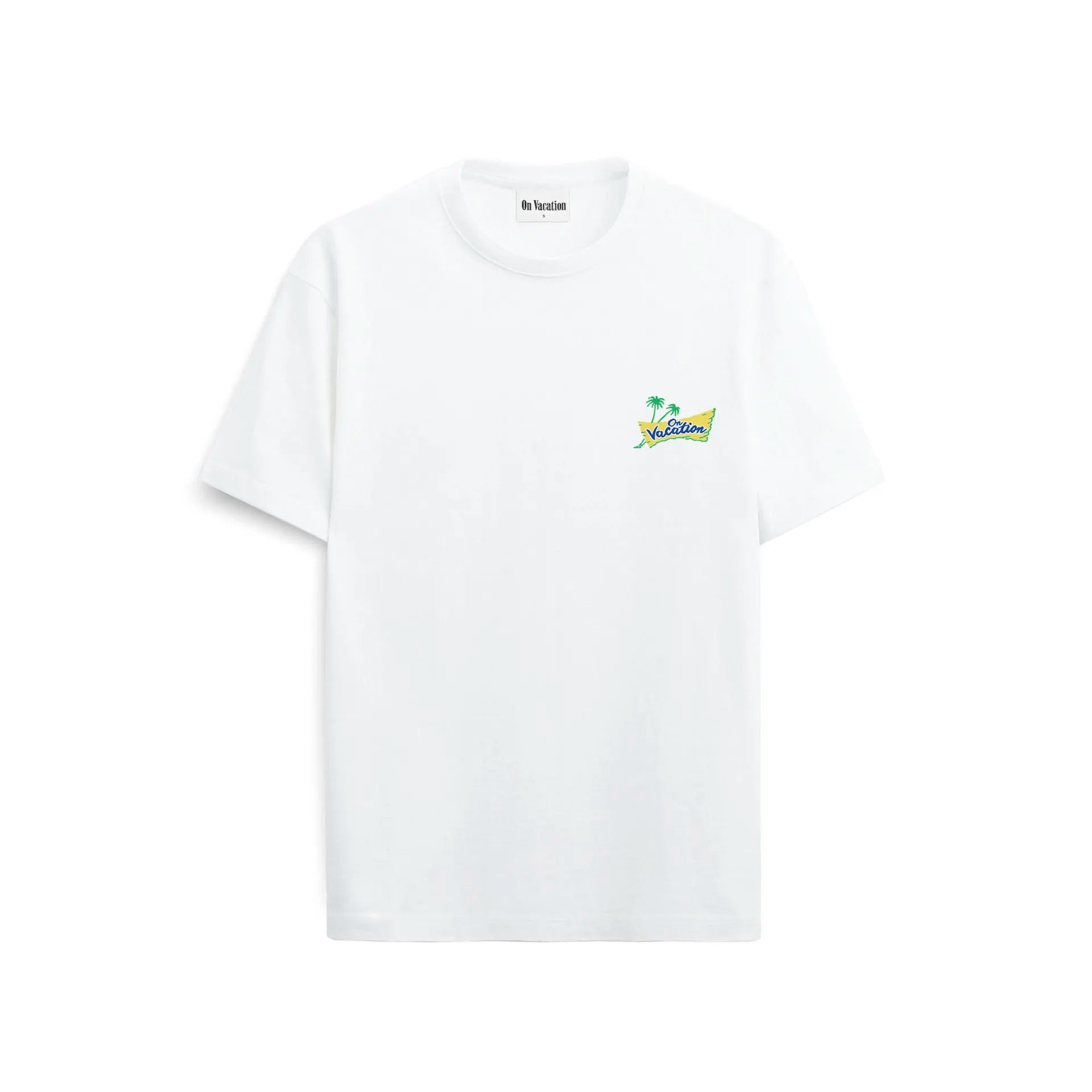 HAWAII T-SHIRT - WHITE ON VACATION