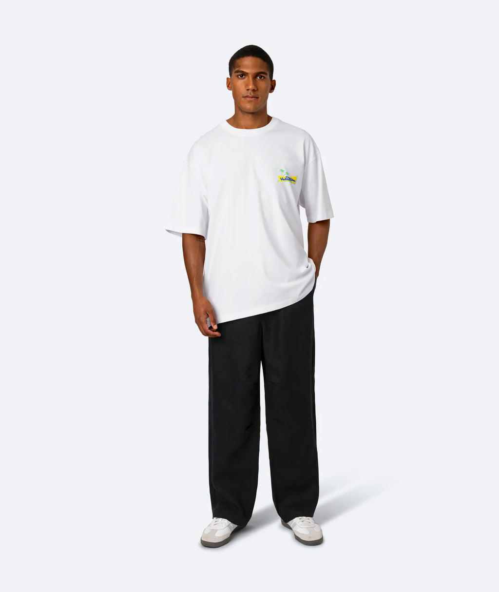 HAWAII T-SHIRT - WHITE ON VACATION