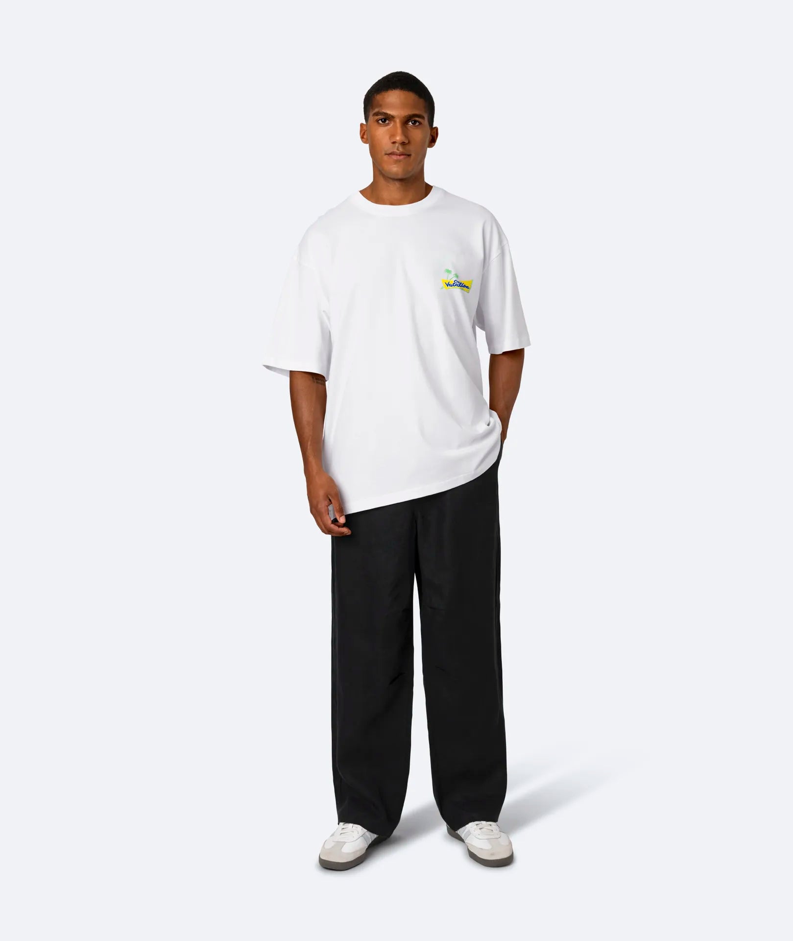 HAWAII T-SHIRT - WHITE ON VACATION
