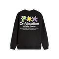 HOLIDAY SERVICE SWEATER - BLACK ON VACATION