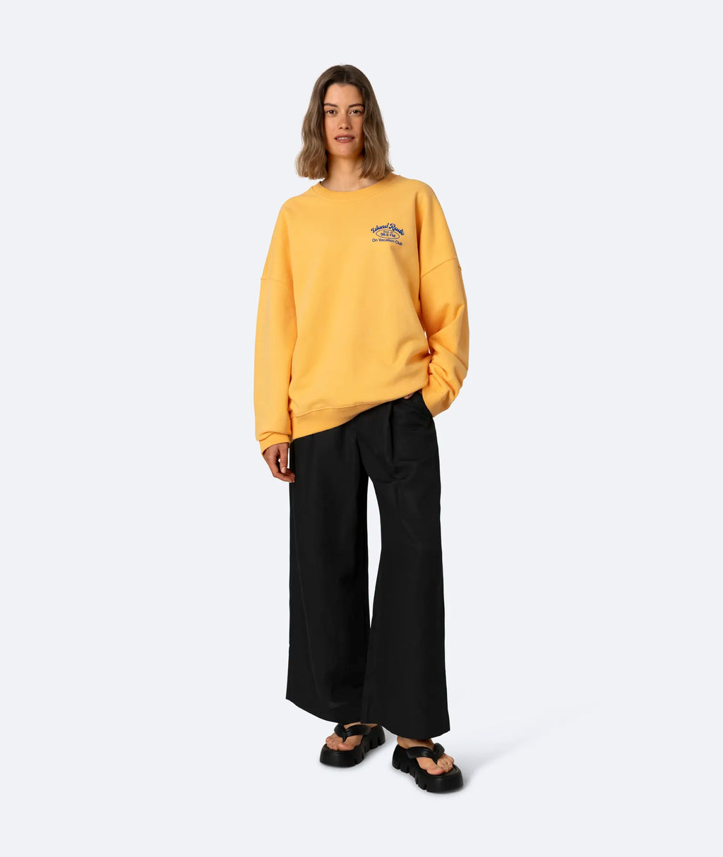 ISLAND RADIO SWEATER - YELLOW ON VACATION