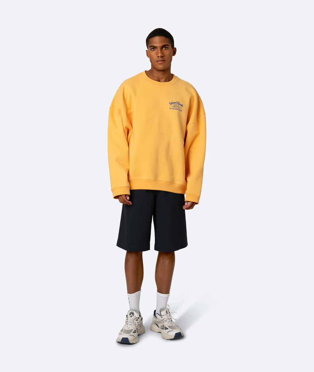 ISLAND RADIO SWEATER - YELLOW ON VACATION