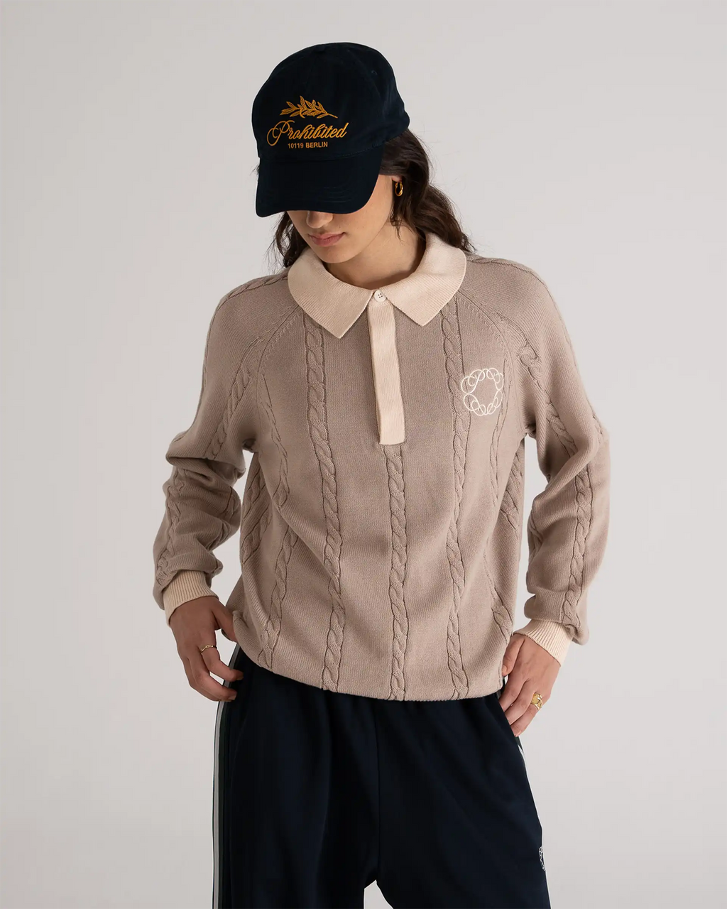 Legacy Knitted Jersey Beige PROHIBITED