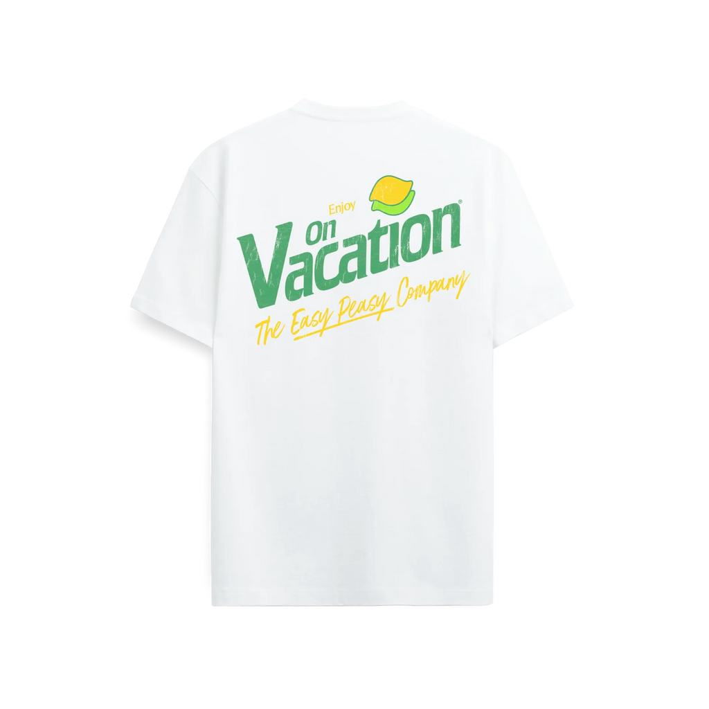 LEMONADE T-SHIRT - WHITE ON VACATION