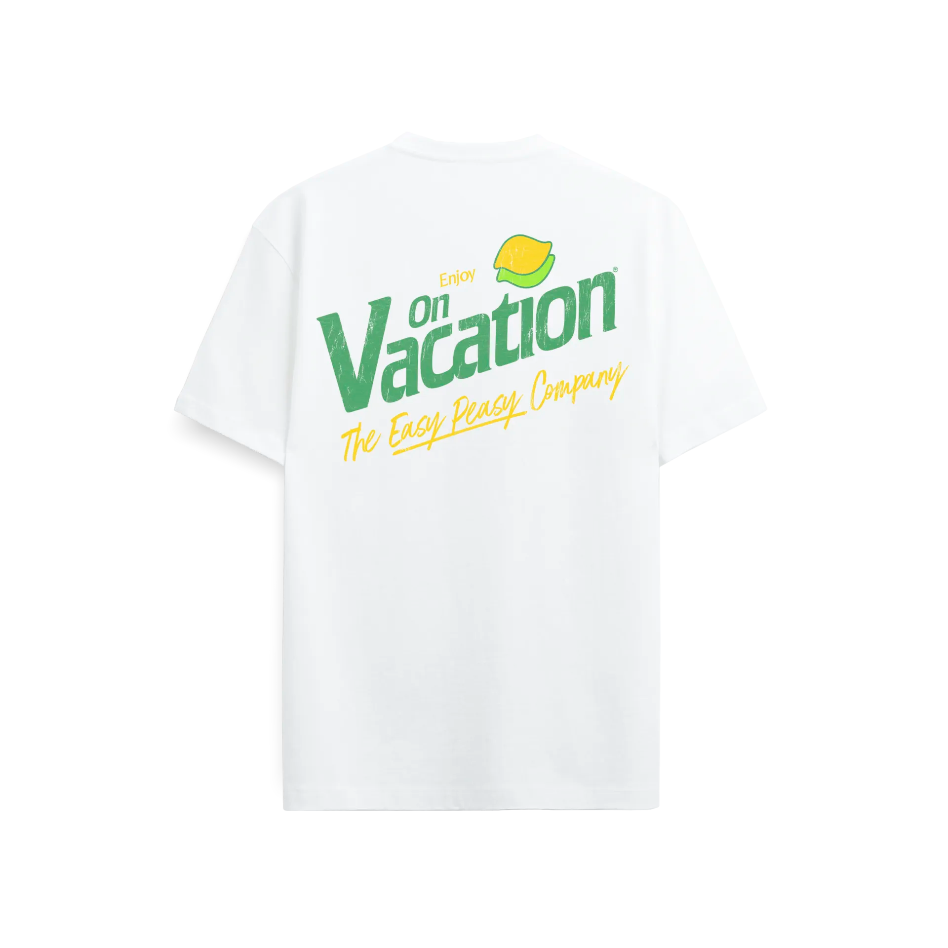LEMONADE T-SHIRT - WHITE ON VACATION