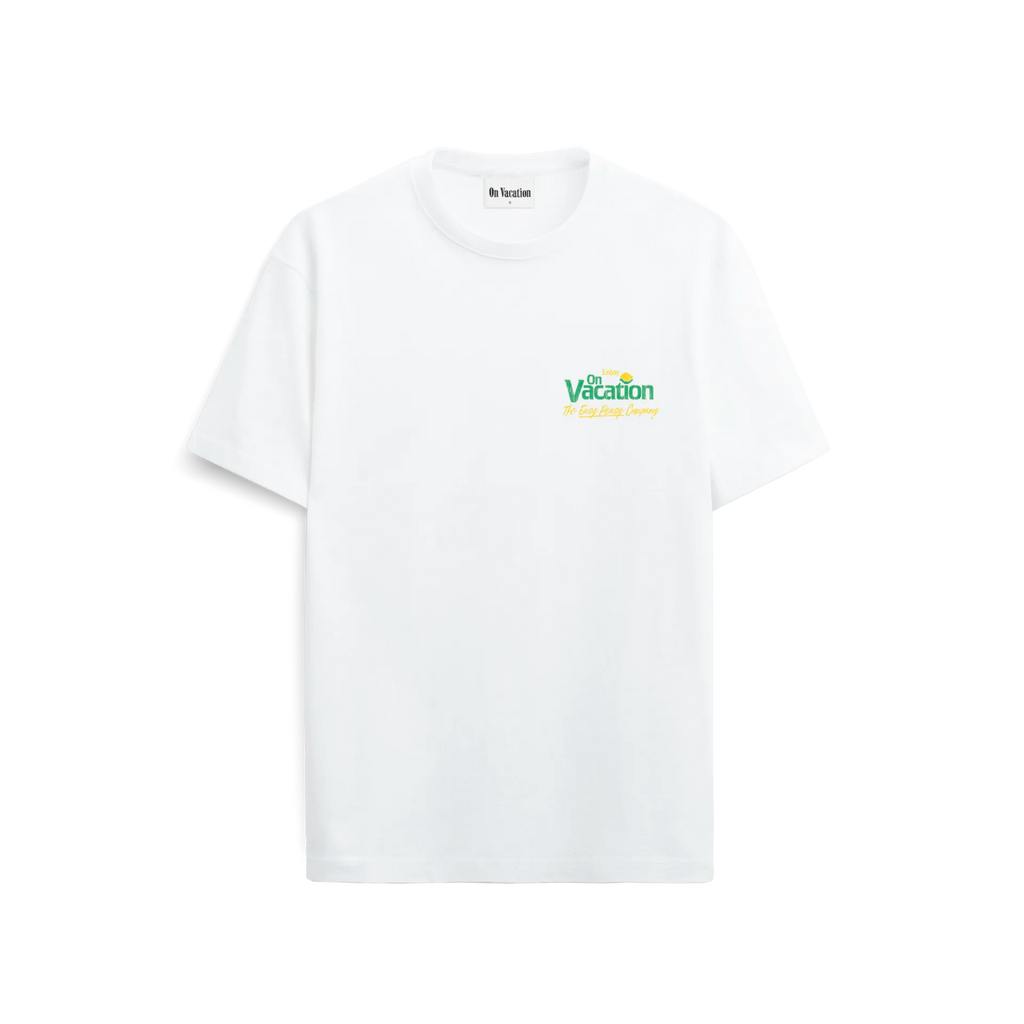 LEMONADE T-SHIRT - WHITE ON VACATION