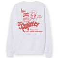 LESS UPSETTI SWEATER - WHITE ON VACATION