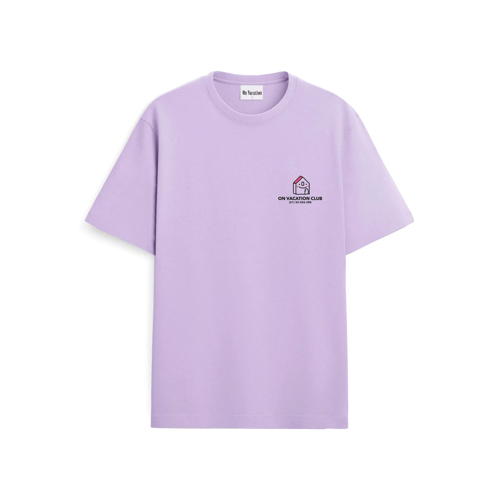 MI CASA T-SHIRT - LIGHT PURPLE ON VACATION