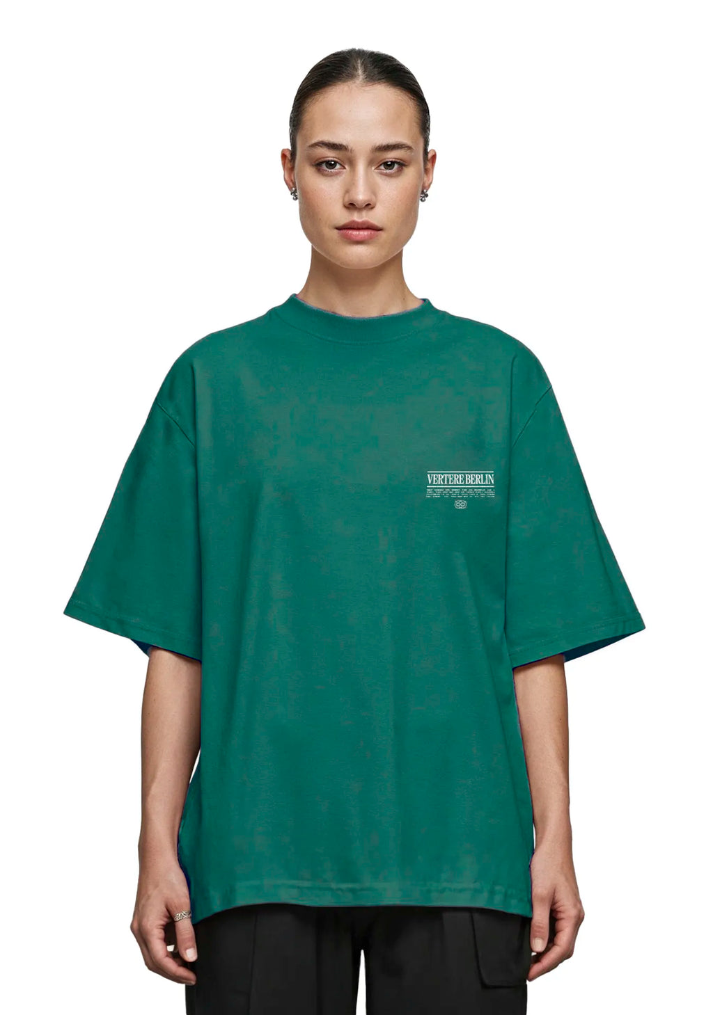 MY BODY IS A TEMPLE T-SHIRT - GREEN VERTERE BERLIN