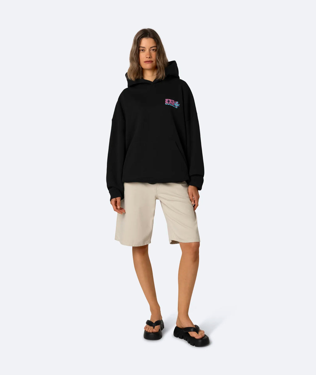 NEVER ENOUGH HOODIE - BLACK ON VACATION