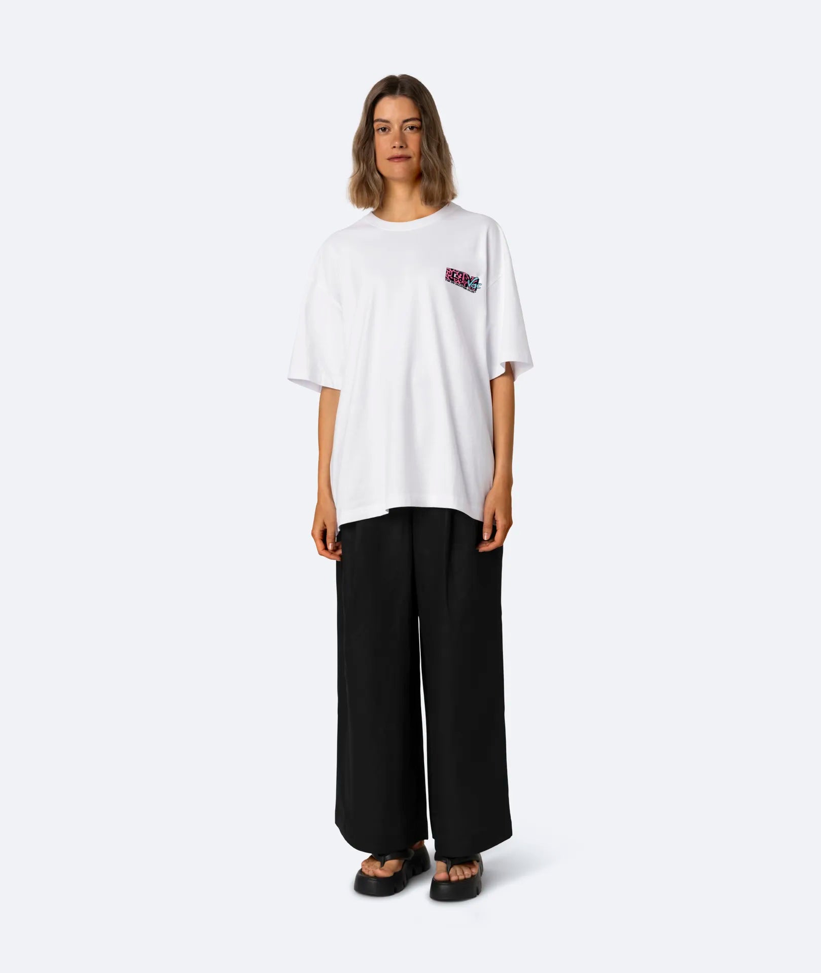 NEVER ENOUGH T-SHIRT - WHITE ON VACATION