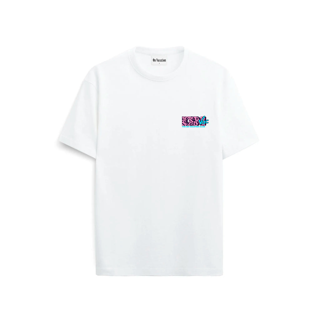 NEVER ENOUGH T-SHIRT - WHITE ON VACATION