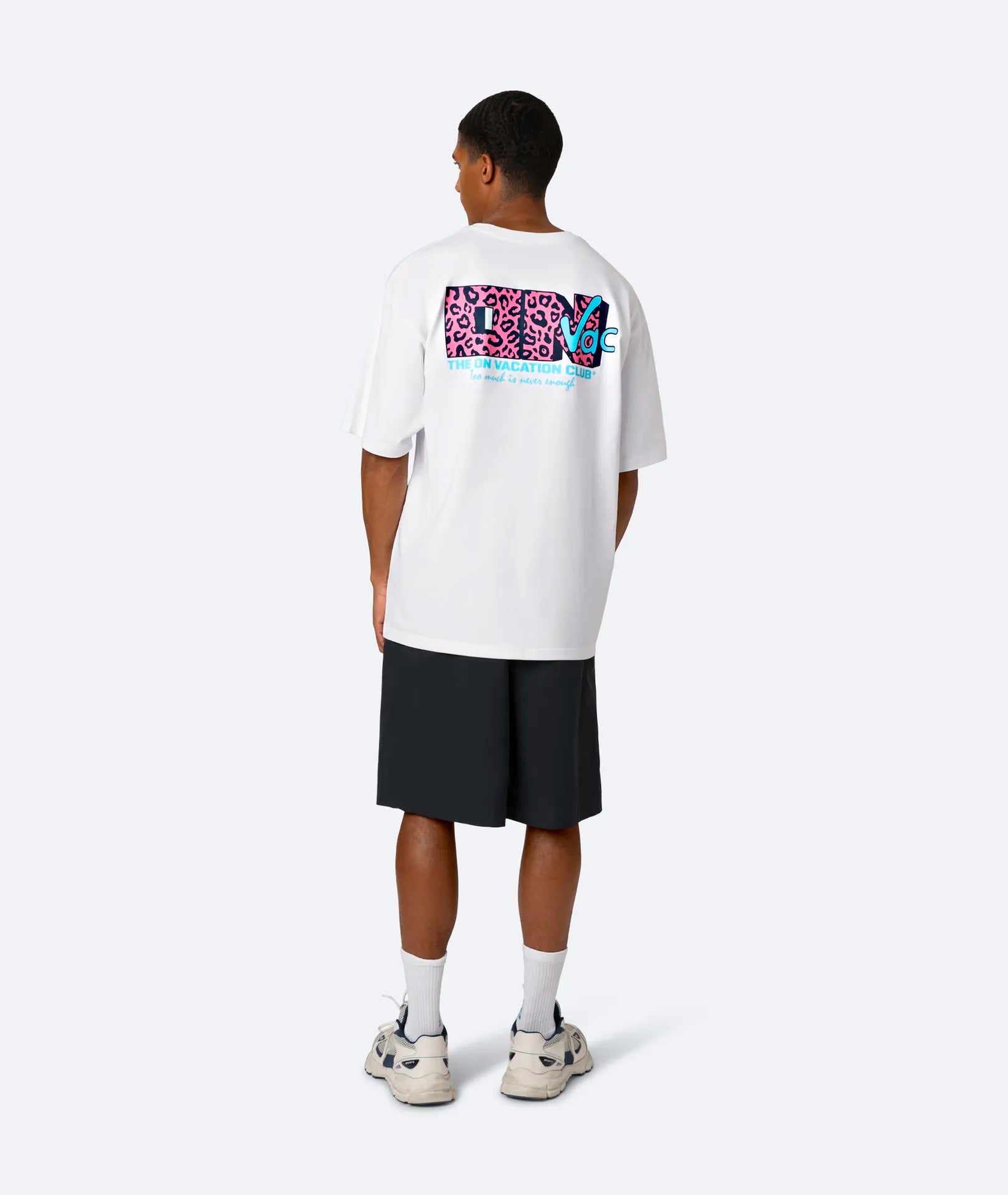 NEVER ENOUGH T-SHIRT - WHITE ON VACATION