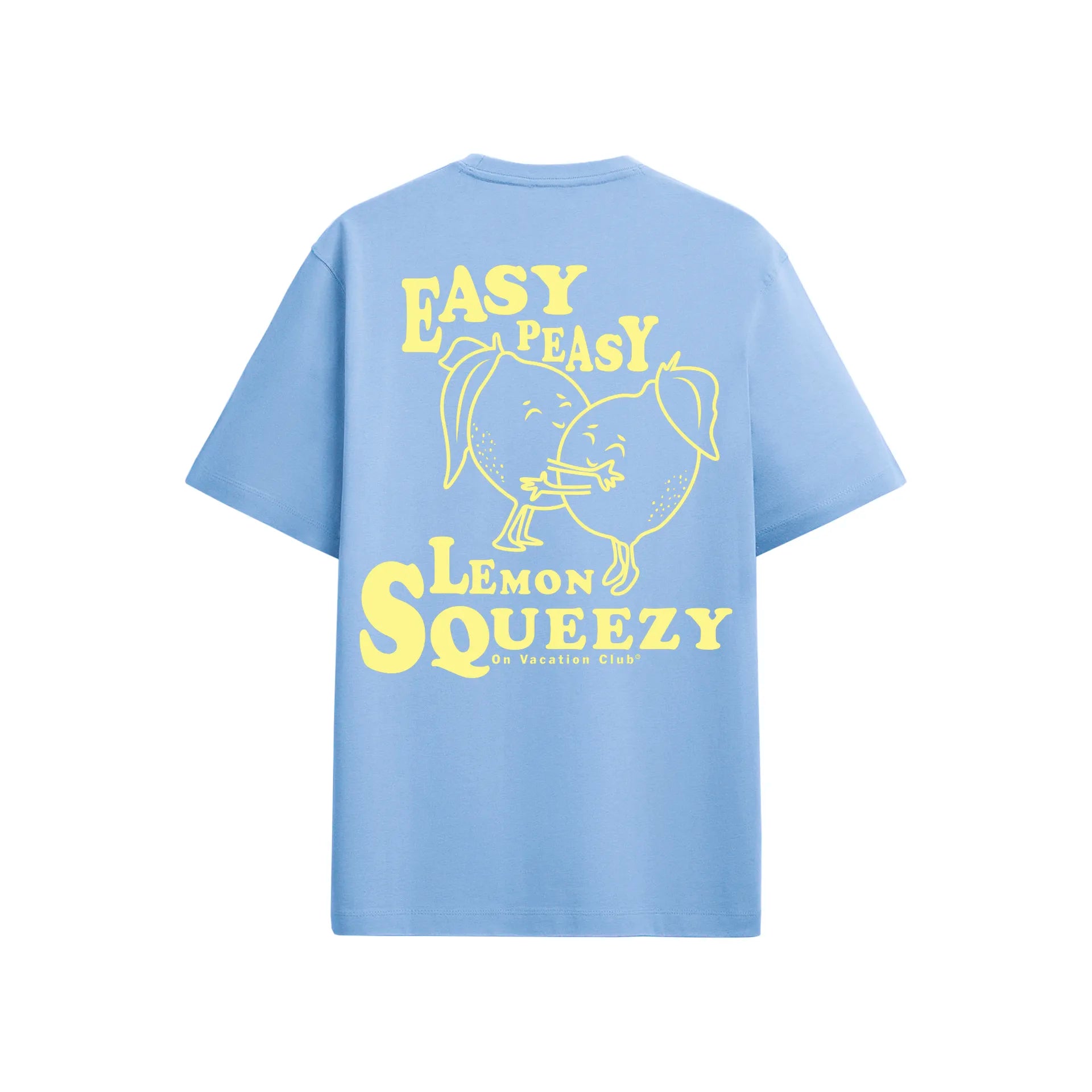 LEMON SQUEZZY T-SHIRT - LIGHT BLUE ON VACATION