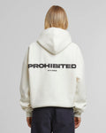 10119 Zip-Hoodie Cream PROHIBITED