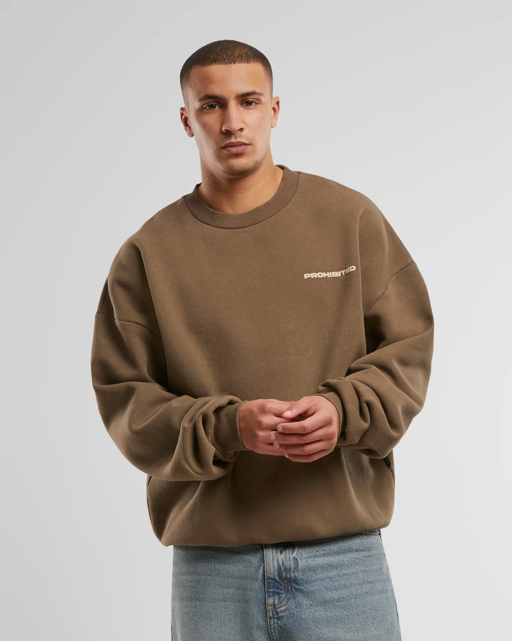 10119 Crew Neck Mokka PROHIBITED