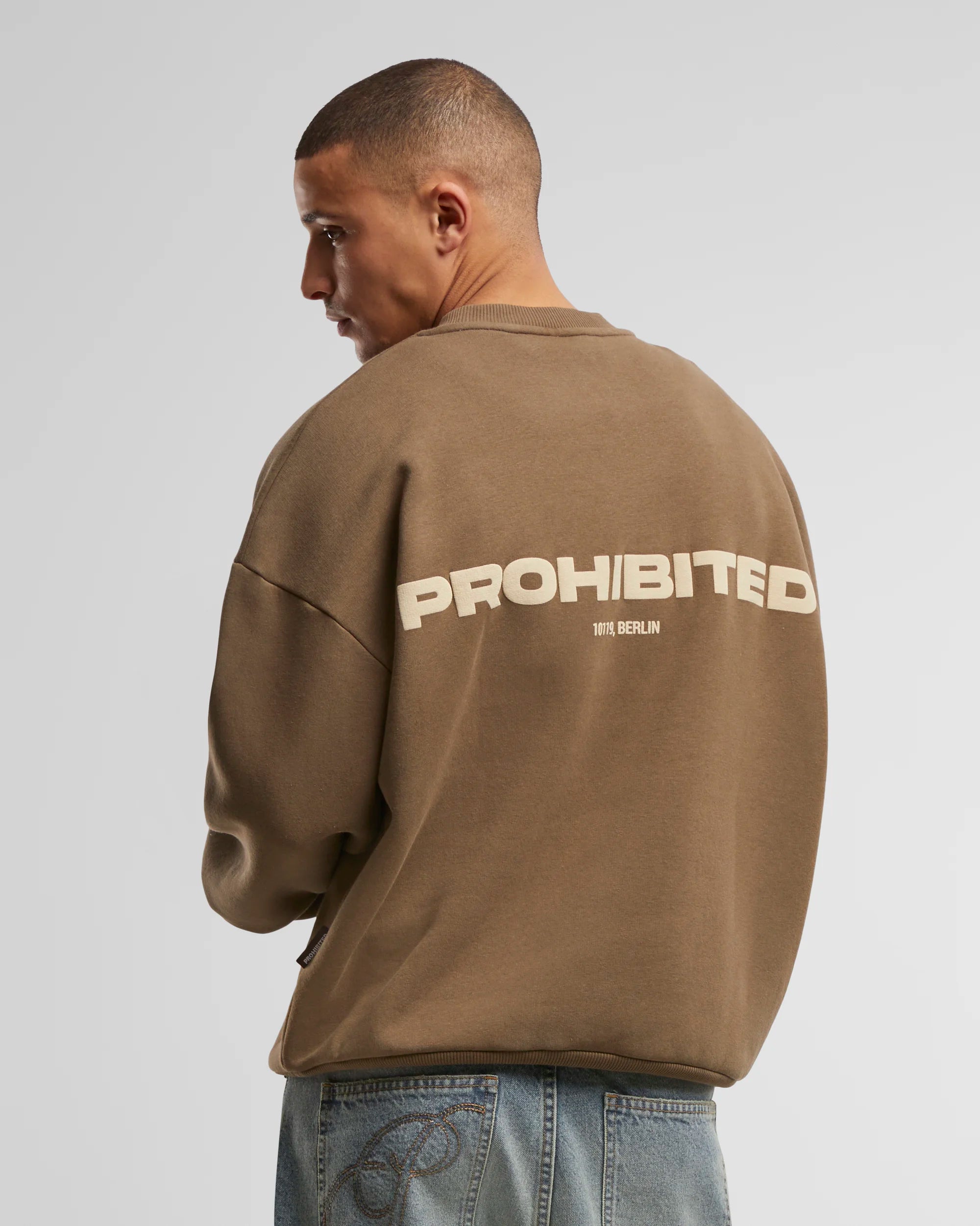 10119 Crew Neck Mokka PROHIBITED