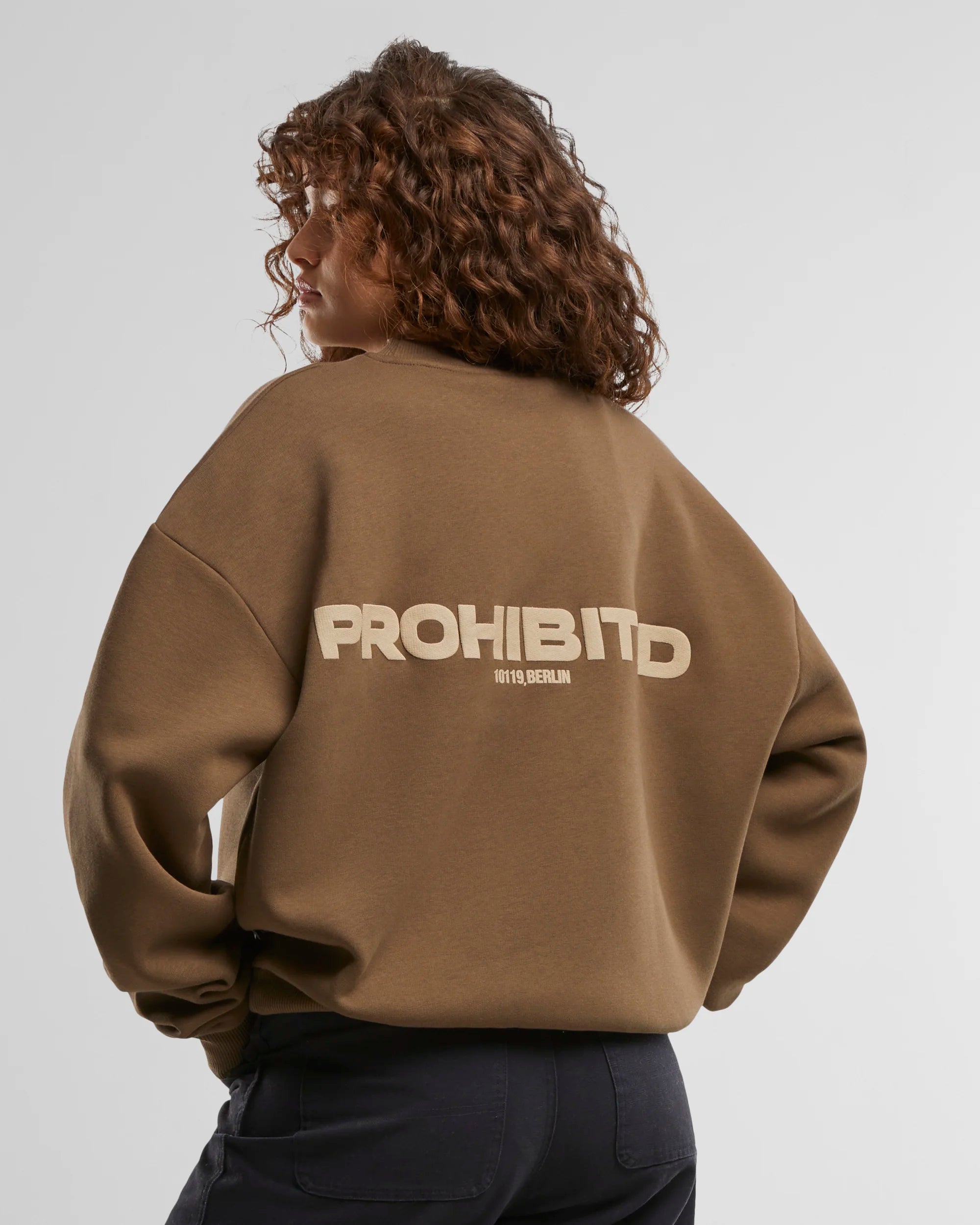 10119 Crew Neck Mokka PROHIBITED