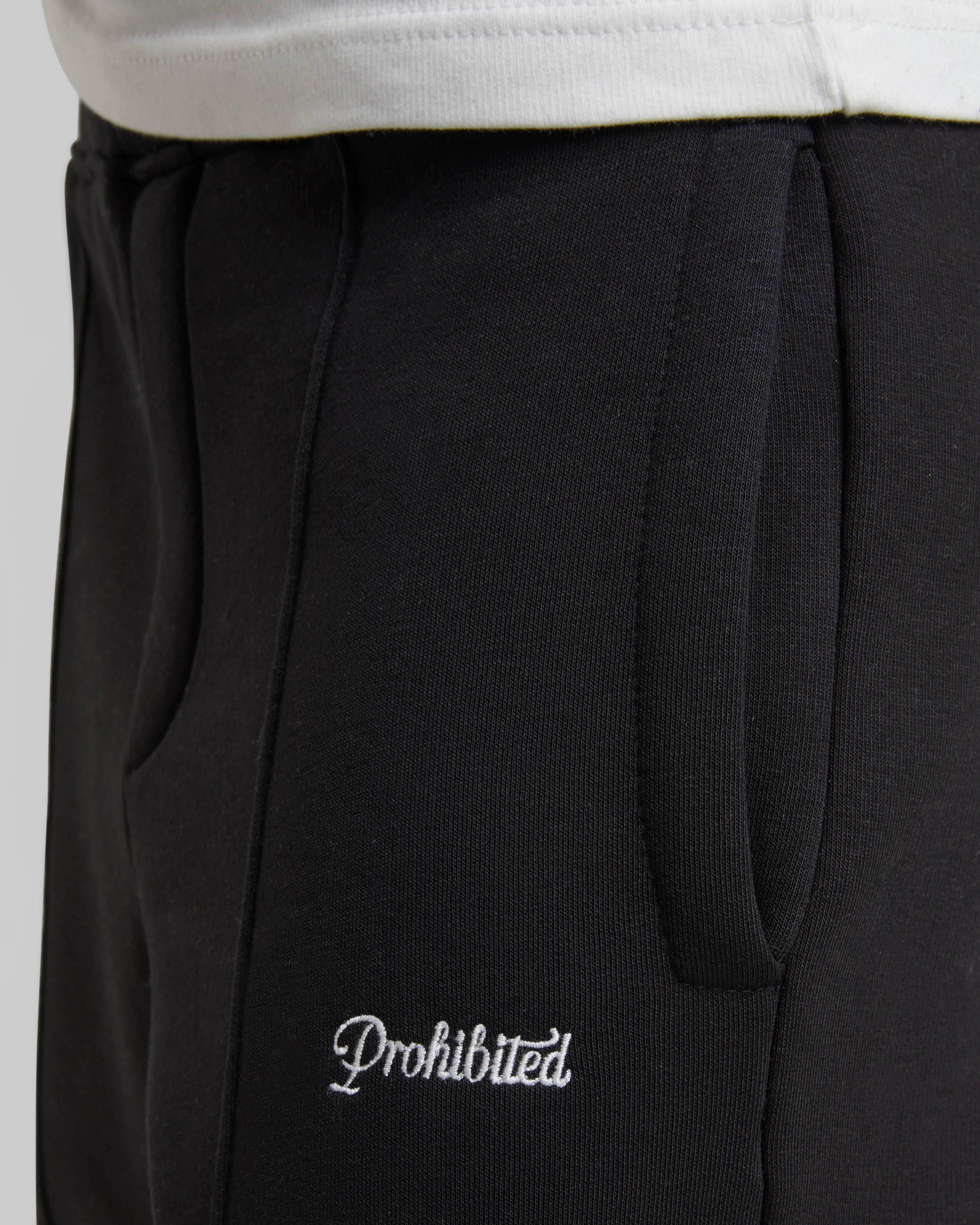 Loose Sweatpants Black PROHIBITED