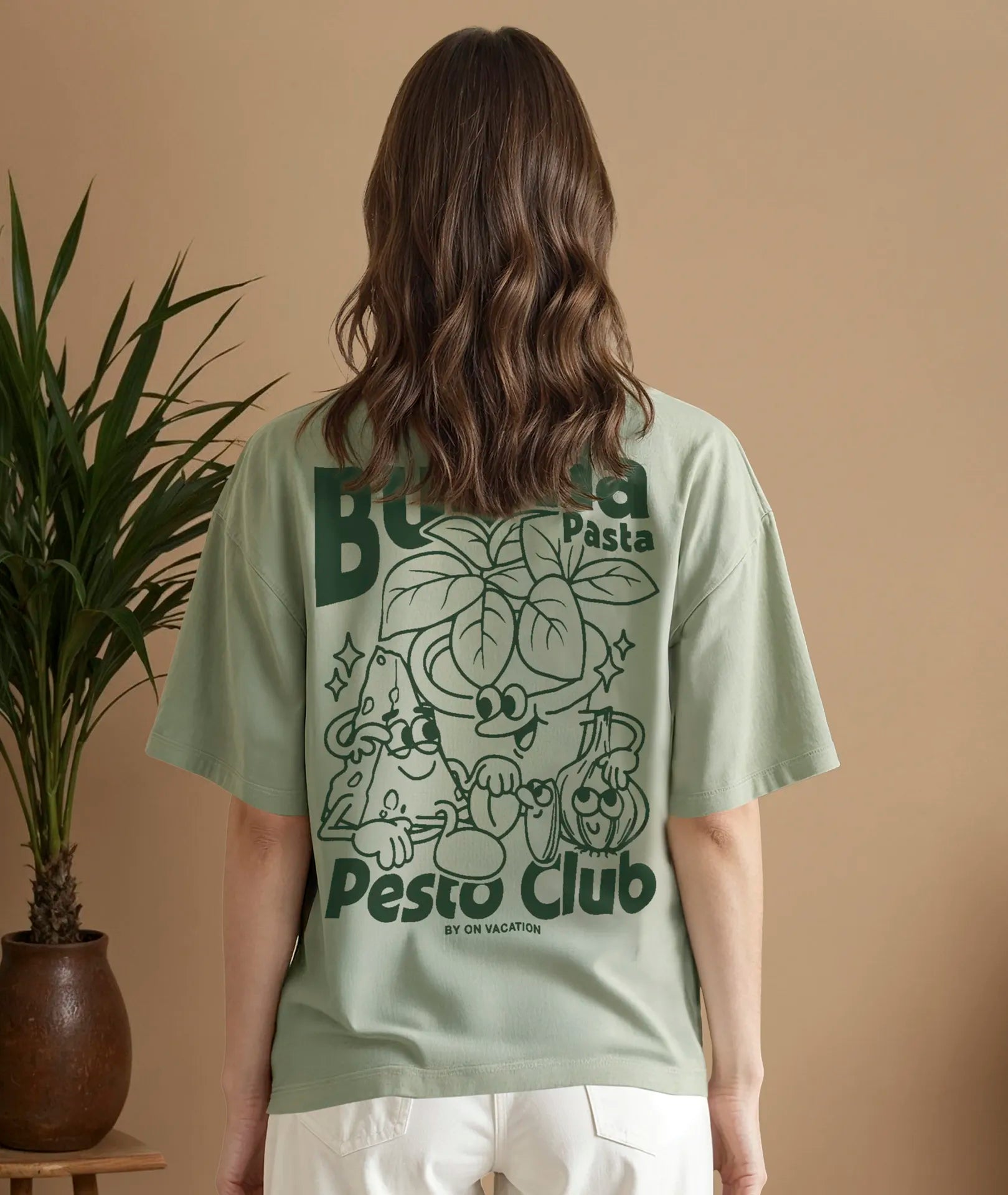 Pesto Club T-Shirt - Mint On Vacation