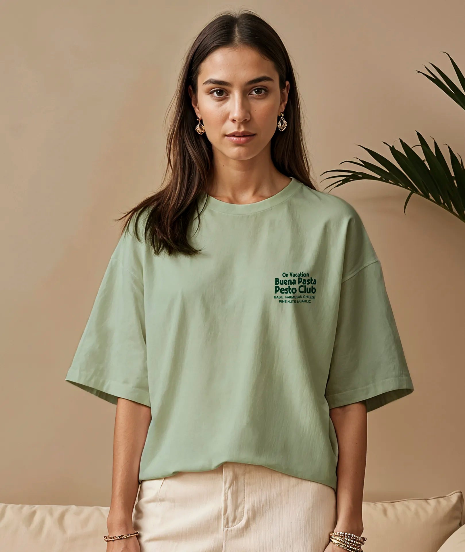 Pesto Club T-Shirt - Mint On Vacation