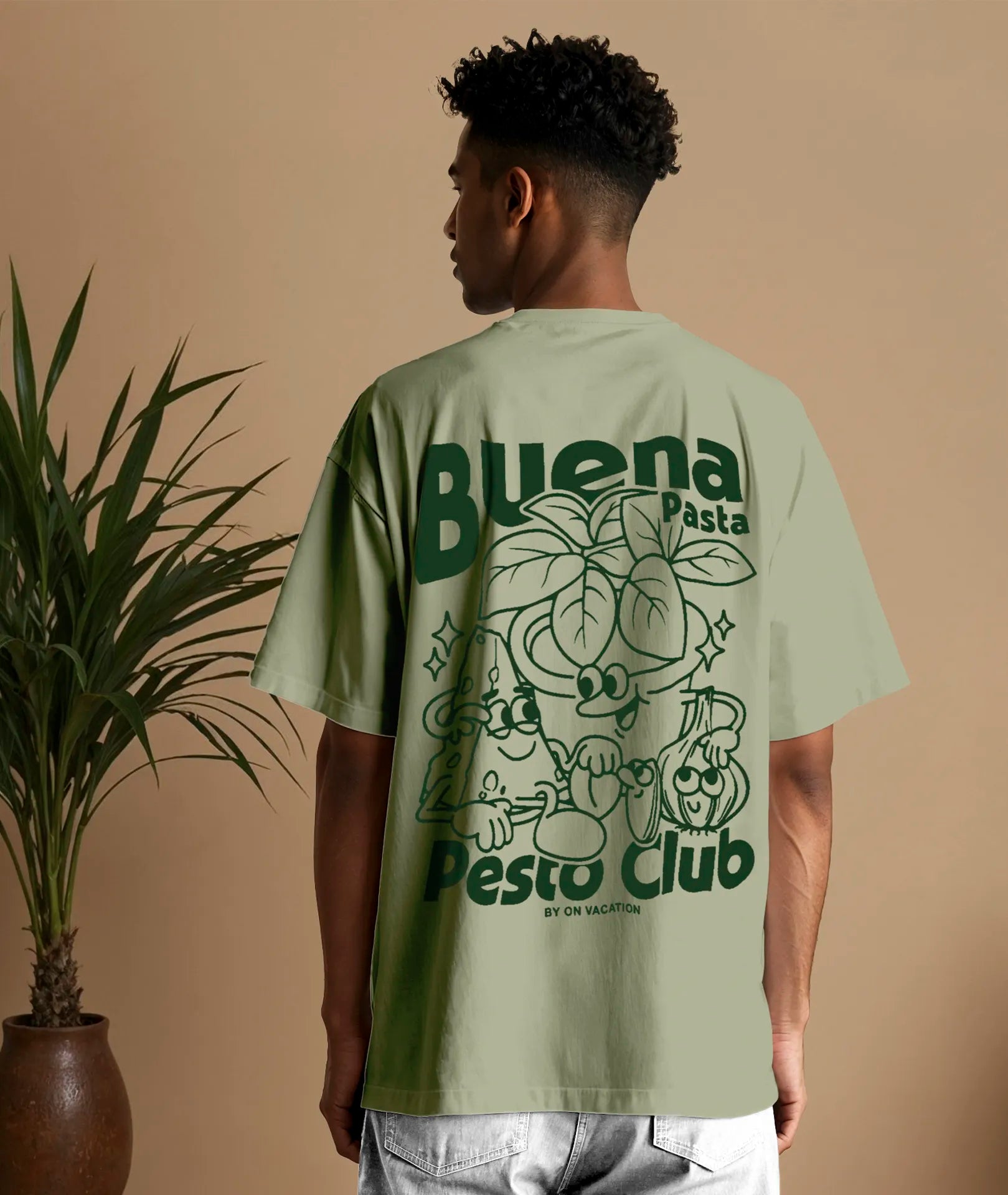 Pesto Club T-Shirt - Mint On Vacation
