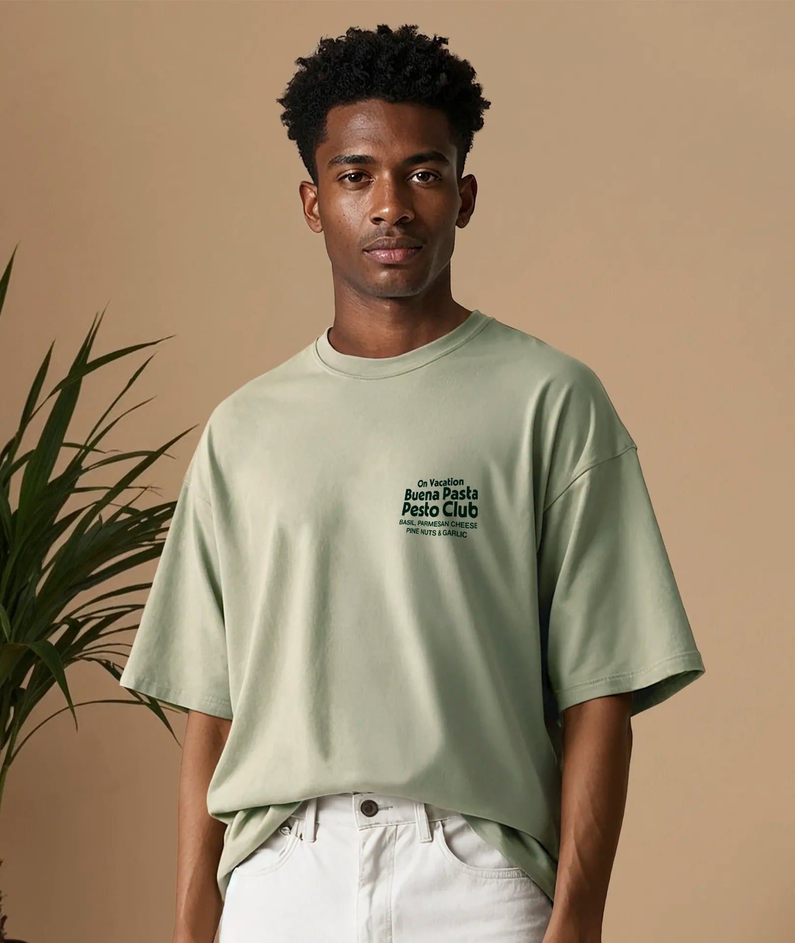 Pesto Club T-Shirt - Mint On Vacation
